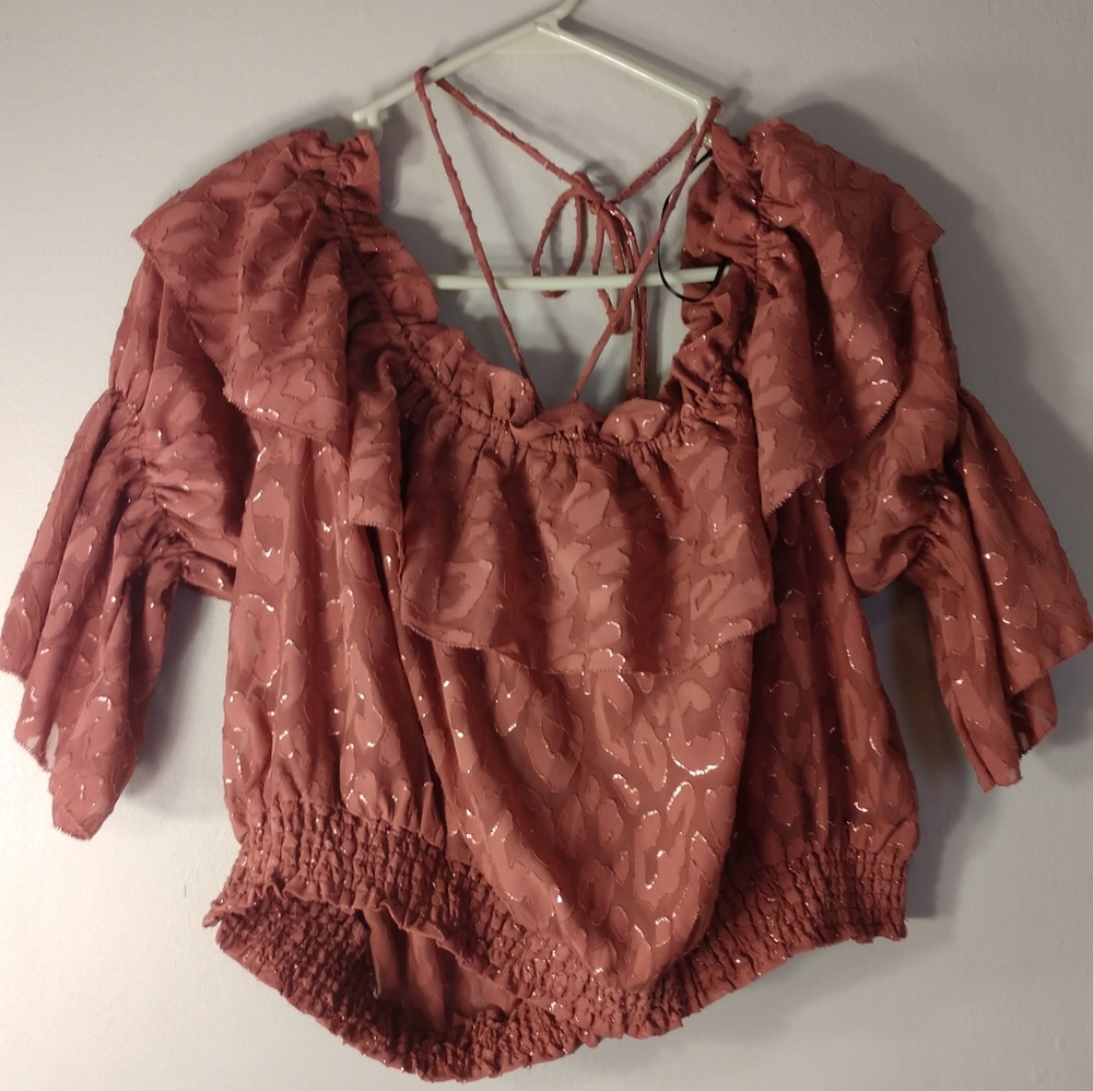 Mauve H&M Crop Top